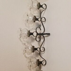 Vintage Home Interior 5 slot candleholder